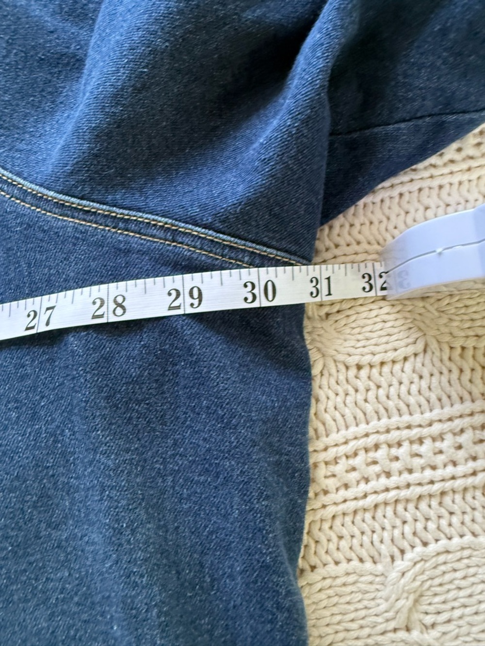 Lane Bryant Super Stretchy Blue Denim Jacket - Like New - 28 - Picture 7 of 14